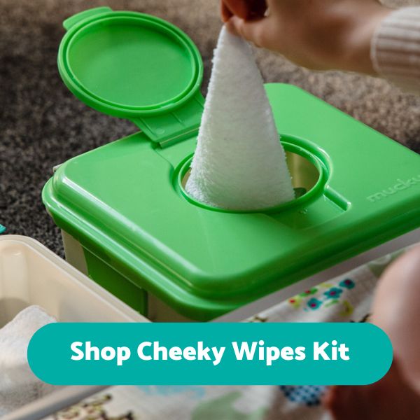 Eco friendly baby wipes alternative - Cheeky Wipes make it easy to switch to reusable wipes