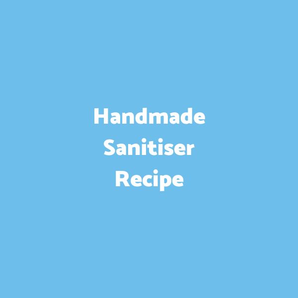 Homemade Recipe for Hand Sanitiser