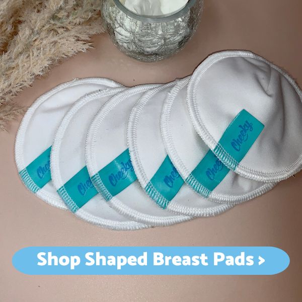 Shaped Reusable Breast Pads - Suitable for smaller breasts