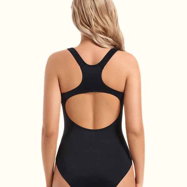 Black Period Proof  Swimsuit - Racer Back