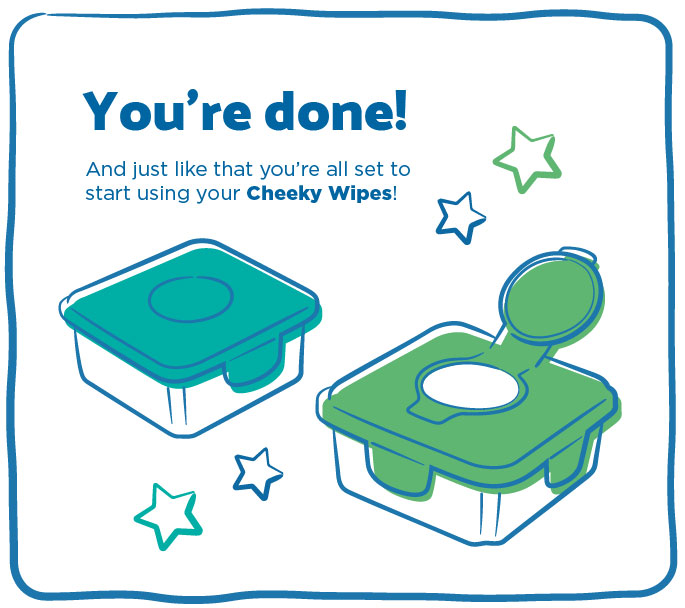 How do reusable wipes work - Step 8