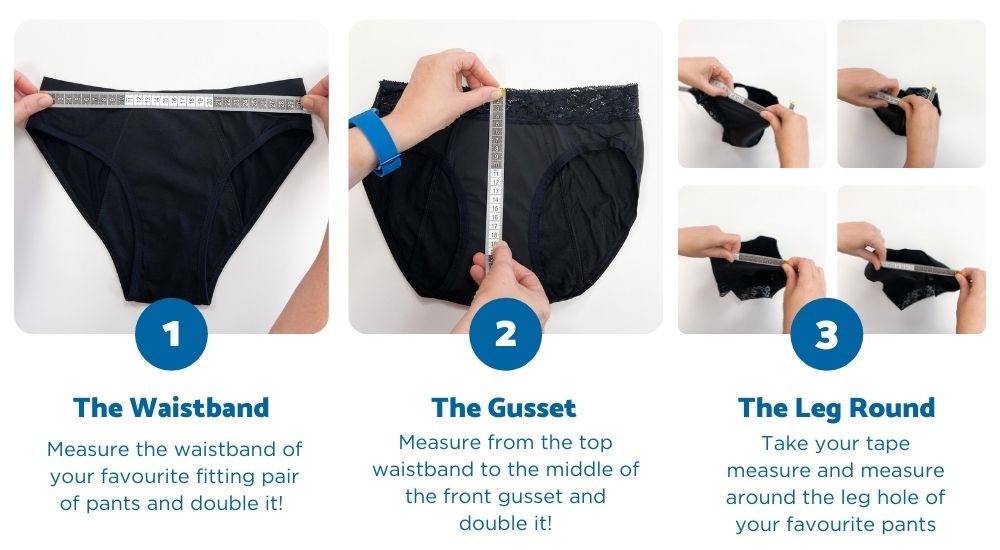Fitting Guide for Cheeky Period Pants 