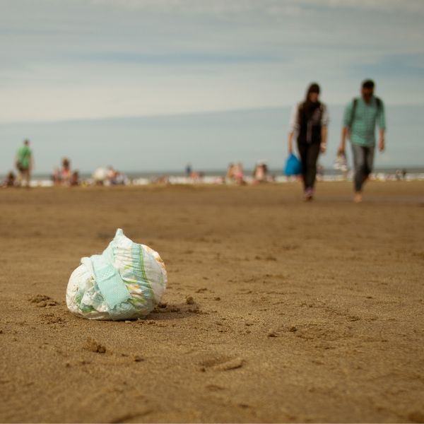 Disposable Nappies Create Waste and Marine Pollution