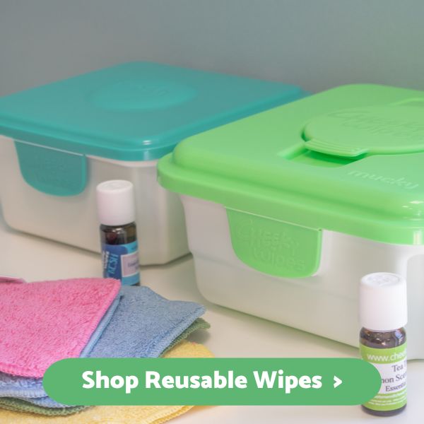 Reusable Baby Wipes Kit from Cheeky Wipes