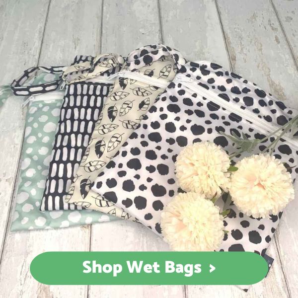 Reusable Wetbags are the easy way to transport your reusable nappies around