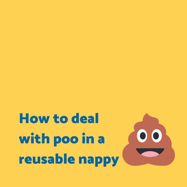 How to deal with poo in reusable nappies?