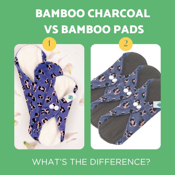 Difference between Bamboo & Bamboo Charcoal topped pads