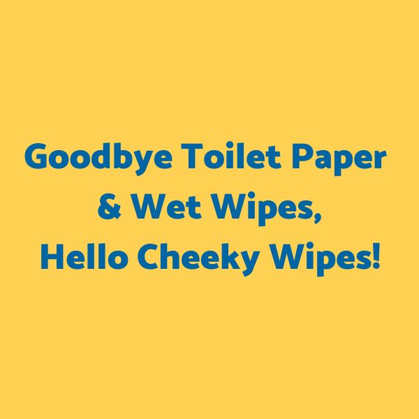 Good-bye wet wipes & toilet roll - hello Cheeky Wipes!