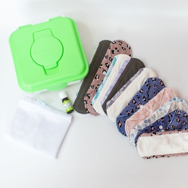 How to use reusable sanitary pads - wet pailing