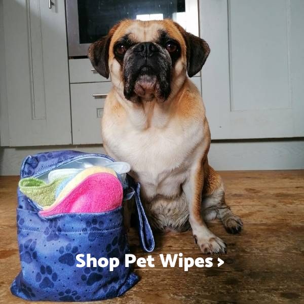 Reusable Pet Wipes for dogs or cats