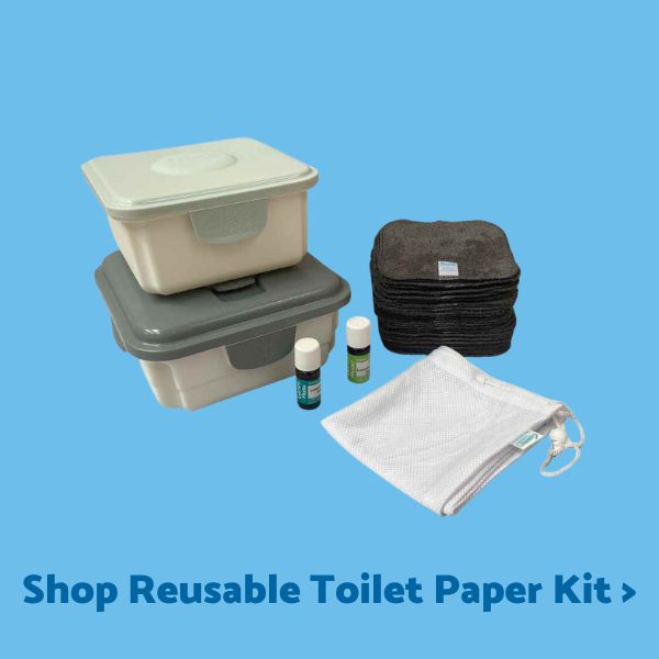 Shop Reusable Toilet Wipes Paper Kit