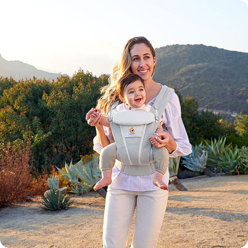 Ergobaby Omni Breeze Baby Carrier - Pearl Grey | Cheeky Wipes