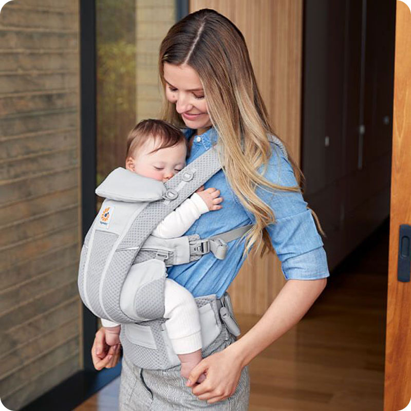 Ergobaby Omni Breeze Baby Carrier - Pearl Grey | Cheeky Wipes