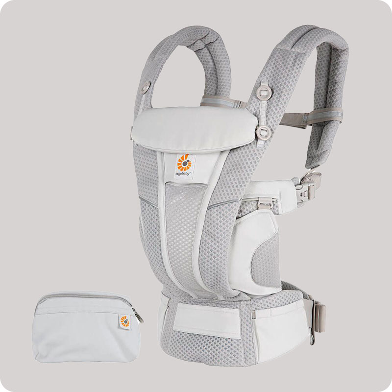 Ergobaby Omni Breeze Baby Carrier - Pearl Grey | Cheeky Wipes