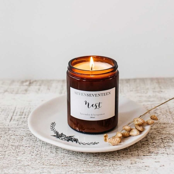 Sevenseventeen Mood Boosting Candles Recharge Rose Geranium