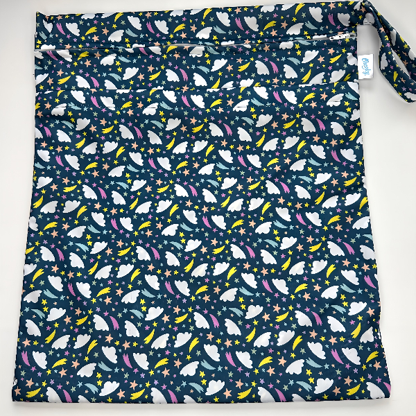 Nappy Society Wet Wipe Pouch Large Nappy Wet Bag Double Wet Bag