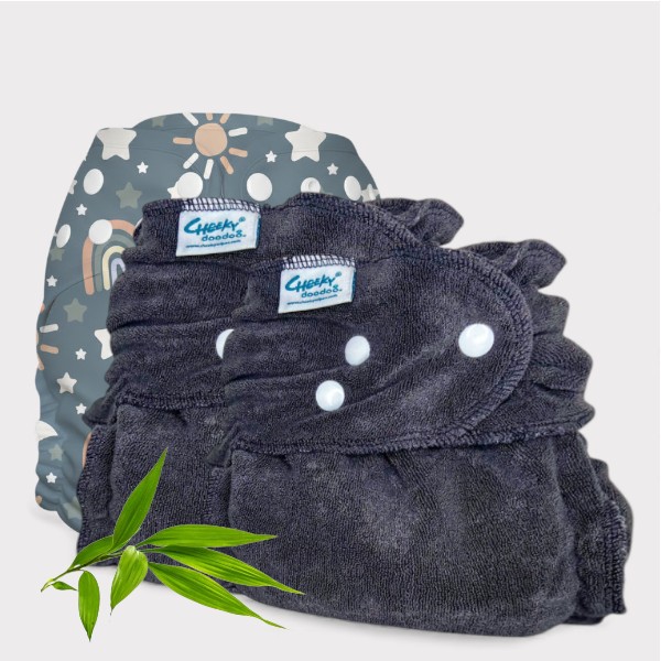 Night Nappy Bundle | Cover, Boosters & Liners | Cheeky Wipes