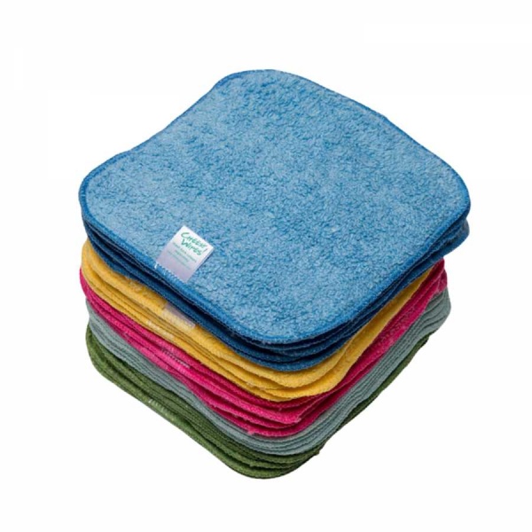 ORGANIC RAINBOW Cotton Terry Cloth Washable Baby Wipes