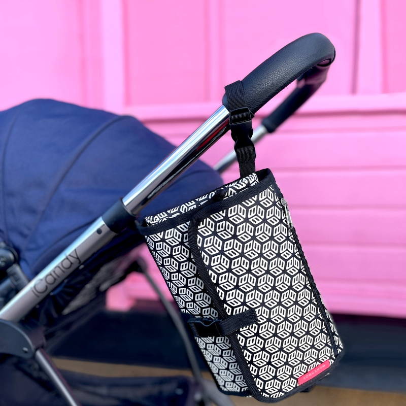 Nappy Wallet and Change Mat Combo Clips to Buggy CW