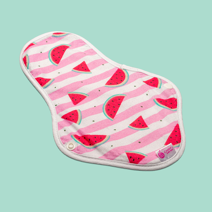 Multipack Cloth Period Pads Packs of 5 or 10 Reusable Pads