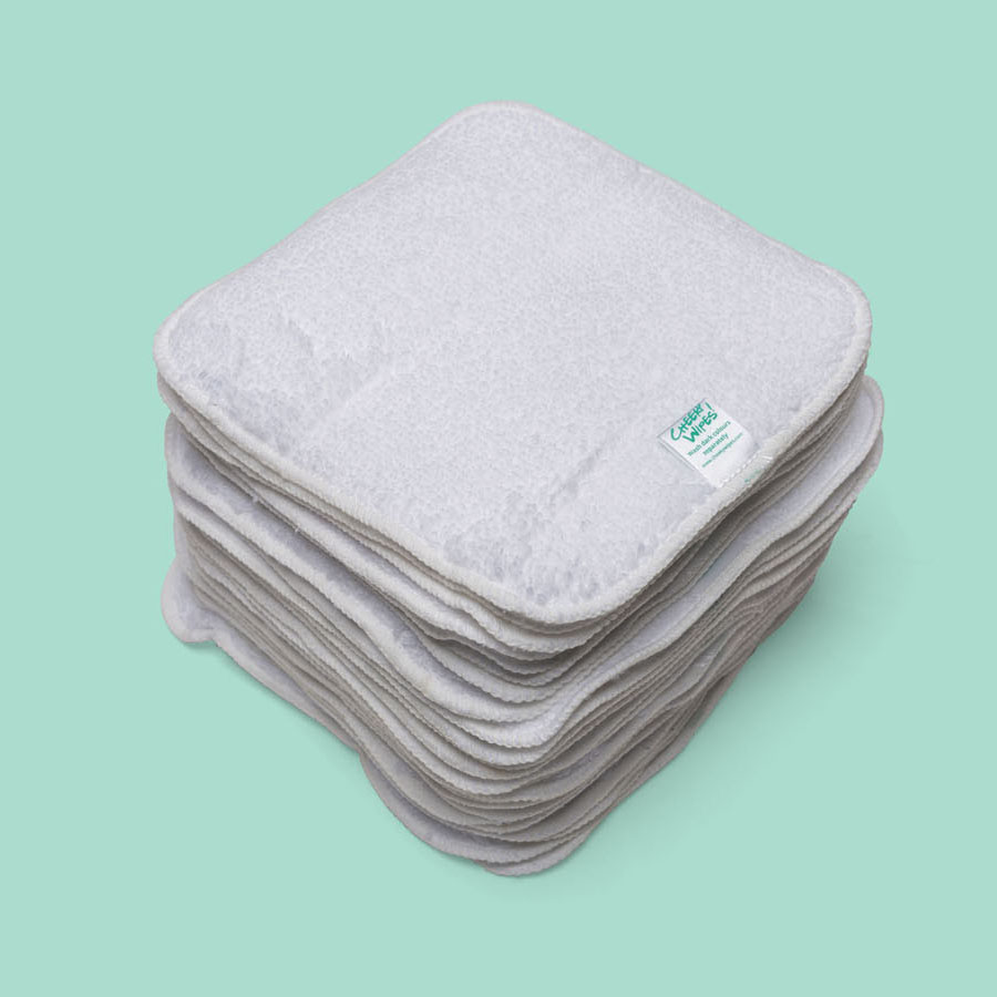 Washable Baby Wipes - Cotton Terry 