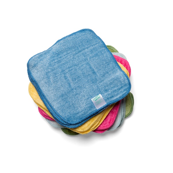 Washable Cloth Bamboo Terry Baby Wipes - RAINBOW Coloured