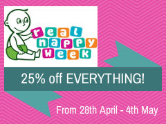 Real Nappy Week Sale Cheeky Wipes - 25% off