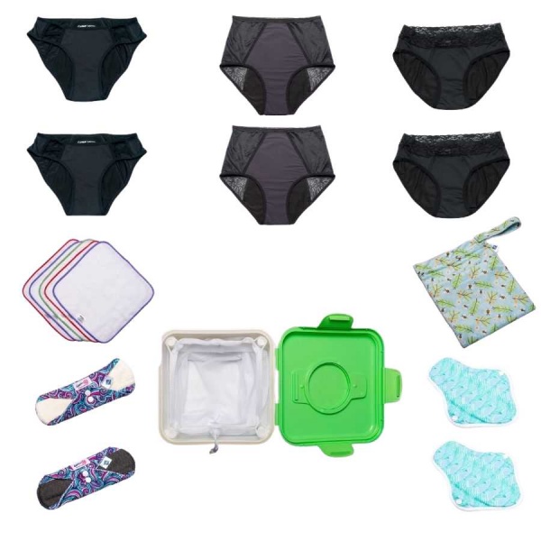 Ultimate Reusable Period or Pee Protection Kit