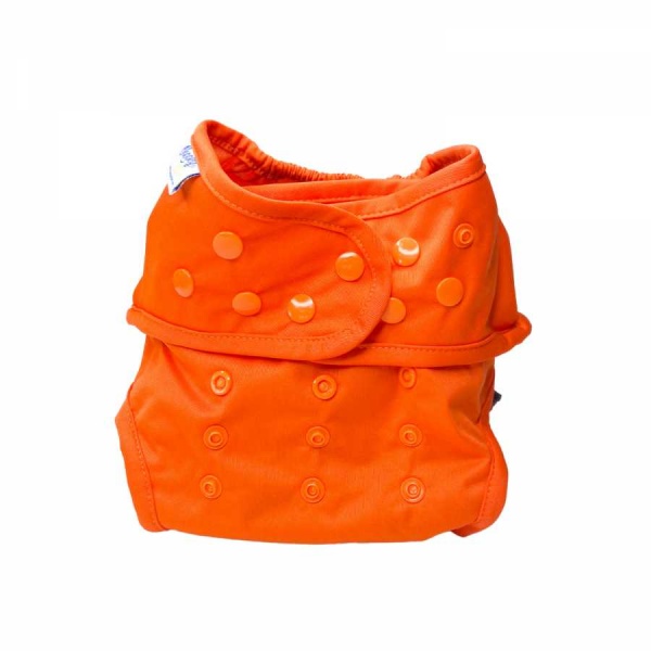 Cheeky Baby Reusable Cloth Nappy Wrap - Orange - One Size