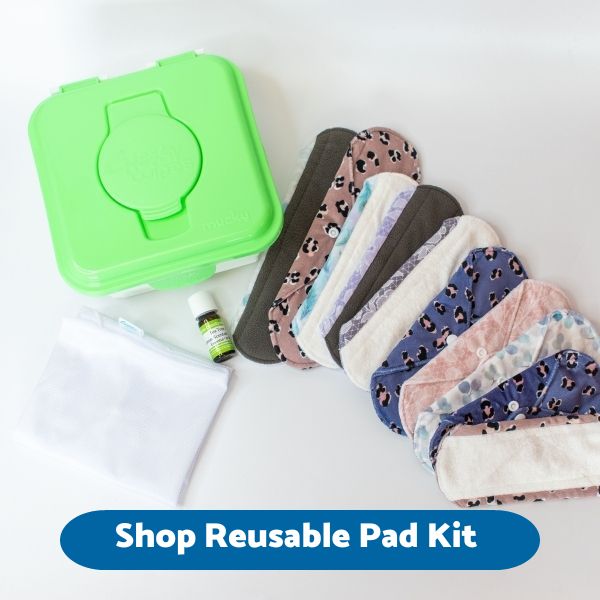 How to use reusable sanitary pads - wet pailing